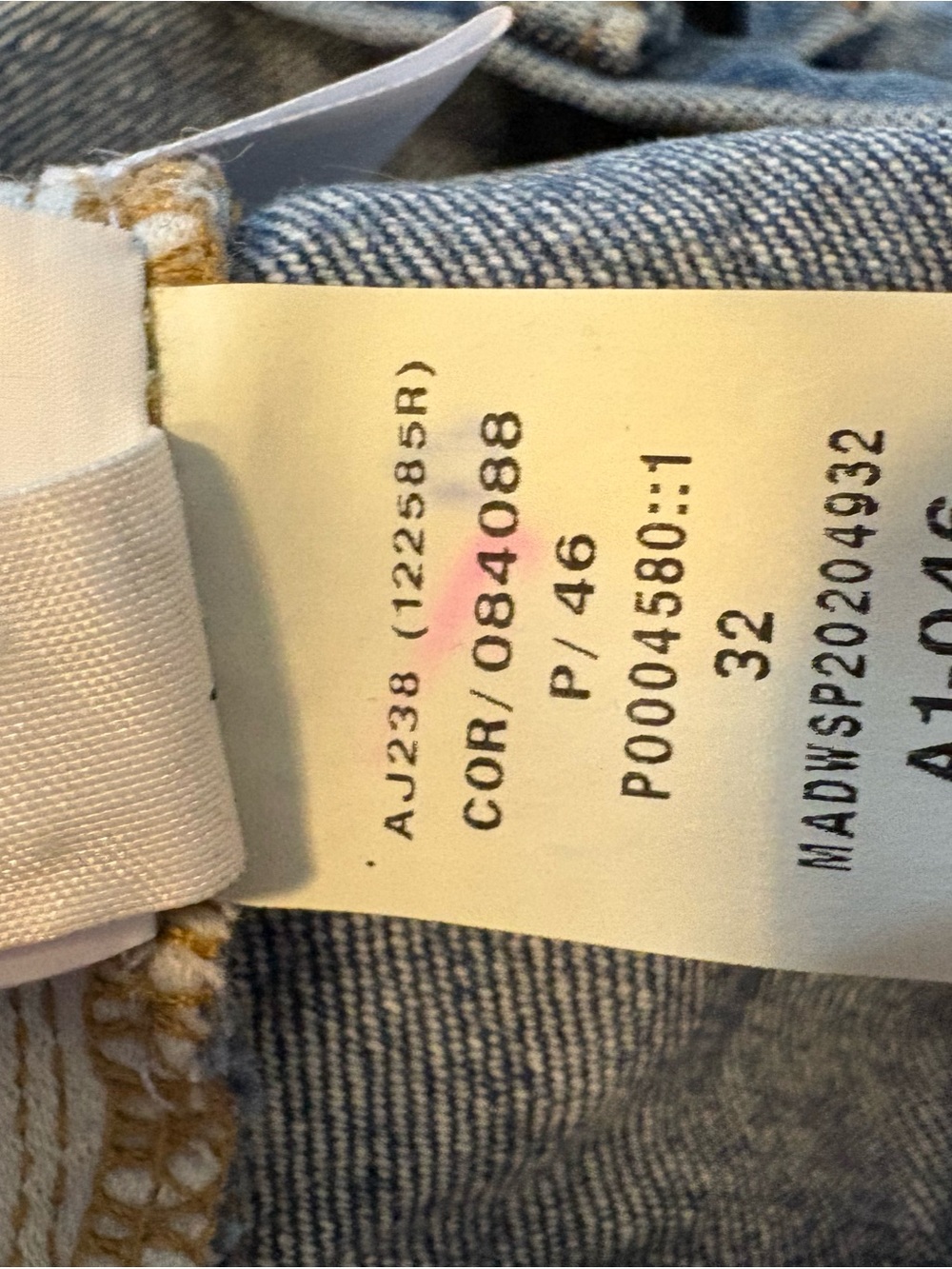 Madewell Distressed Mid-Blue Denim Cutoff Shorts - Picture 7 of 7